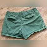 J.Crew Low Fit Women’s Size 8 100% Cotton Moss Green Chino Shorts Photo 1