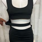 SheIn Black mini cut off dress Photo 0
