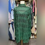 Free People  Simone Mock Neck Lace Mini Dress Green XS Photo 3