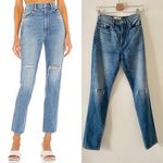 SLVRLAKE Beatnik Slim Straight Distressed Jeans Size 25 Photo 1