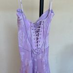 House Of CB  'Seren' Orchid Floral Lace Back Maxi Dress NWOT size M A-C Photo 2