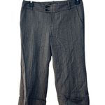 Banana Republic Women's Gray Capri Pants Size 6 Ladies Stretch Polyester wool Photo 0