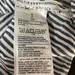 Old Navy Navy Blue & White Striped Sleeveless Button Down Women’s Shirt Small Photo 7