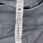 Lululemon womens light grey bike shorts size 4, 8" Photo 4
