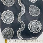 Sachi Shop Pack & Go Black and Grey / Gray Medallion Mandala Nylon Tote Photo 9