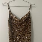 Urban Outfitters Mallory Leopard Print Cowl Neck Slip Dress Photo 3