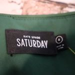 Kate Spade  Saturday Green Cumberbund Bubble Skirt [size 4] New With Tags Photo 4
