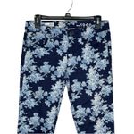 Gap 1969  Women's‎ Jeans Always Skinny Floral Mid-Rise Stretch Denim Blue 26/2R Photo 3