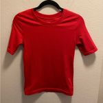Athleta  Ribbed Textured Short Sleeve Shirt. Photo 2