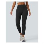 Halara NWT  OneForm Seamless Flow High Waisted Booty Scrunch Yoga Leggings Black Photo 7