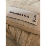Abercrombie & Fitch Beige Linen High Rise Pleated Wide Leg Trousers Pants Sz 30 Photo 2