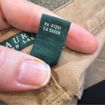 Ralph Lauren Lauren Tan Mid Rise Dress Pants Womens 12 Classic Preppy Old Money Photo 1