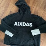 Adidas Dark Gray Hooded Sweatshirt Photo 0