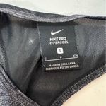 Nike Pro Hypercool Cropped Heather Gray and Pale Pink Training Tank (S) Photo 3