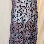 Victoria's Secret Vintage 90s Victoria’s Secret Burnout Velvet Sheer Purple Long Slip/Gown Large Photo 0