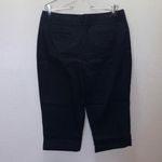 st. john's bay St. John’s Bay Secretly Slender casual black capri pants Photo 3