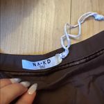 NA-KD Women's Brown Wide-Leg Pants Photo 1