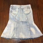 Candie's Candie’s Vintage Women’s Y2K Acid Wash Western Style Denim Jean Skirt Size 7 Photo 4