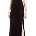 Tahari  Sleeveless Miloh Maxi Dress Black Small NWT Photo 0