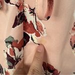 Three Pink Hearts  Dress Womens XS Floral‎ Print Maxi Pink High Low Hem Ruched Photo 4