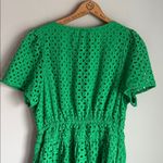 Anthropologie The Somerset Mini Dress: Eyelet Edition In Green XL Photo 6