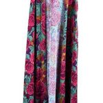 LuLaRoe Joy Women's Pink Floral Sleeveless Cardigan Photo 0