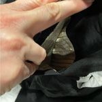 Ovdog Mongolian couture runway collection silver tassel blazer wool leather Size L Photo 8