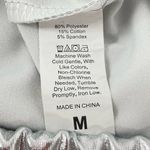 Pumpkino Metallic Disco Shorts Metallic Silver Size Medium Photo 5