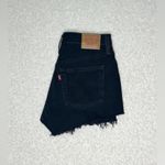 Levi's Premium 501 High Rise Cut off Jean Shorts Size 28 Photo 6