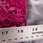 Anthropologie Dolan Lady Lace Blouse Blazer Hot Pink Size M Size M Photo 10