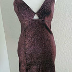 H&M  Shimmering Mauve Pink Mini Dress Size Small Festive Party Date NYE Sparkly Photo 0