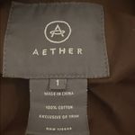 Aether Amelia Military Jacket Brown Utility Moto Field Coat Size 1 Green Photo 6