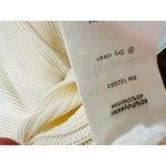 DEREK LAM 10 CROSBY x RTR White Knit Ribbed Crochet Knit Midi Dress Size XS Yellow Photo 9