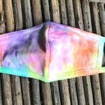 Rainbow Tie Dye Face Mask Multiple Photo 1