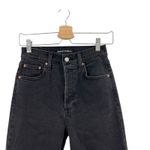 Aritzia Denim Forum The Yoko High Rise Slim Jeans High Waisted Black Size 25 Photo 3