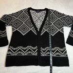 Romeo + Juliet Couture Open Front Geometric Knit Cardigan Sweater Size L Casual Photo 7