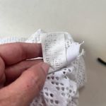 Kosiuko White Open Knit Crochet Maxi Tank Dress 38/40 Coastal Cowgirl 90s Resort Size M Photo 13