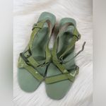 Eileen Fisher  NEW open toe sandals shoes size 8.5 woman’s mint green Photo 5