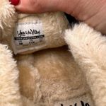 Yes We Vibe Sunflower Peace Hippie Fuzzy Fur Slip On Sneaker M5 W6.5 Size 6.5 Photo 5