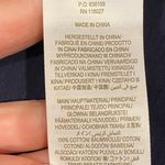 Boden USA Boden Blue Off Shoulder Dress Eyelet Ruffle 6 Tall Photo 9