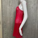 August Silk  red lace nighty / nightgown dress lingerie sleepwear med Photo 2