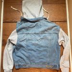 Forever 21 Jean Jacket Hoodie Photo 1