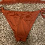 H&M rust orange bikini set Size 4 Photo 2