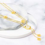 Clovers Gold Layered Necklace Photo 5