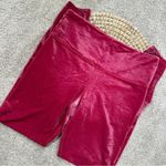 Athleta  Elation Velvet Tight Leggings Pull On High Rise Activewear Class Pink M Photo 2