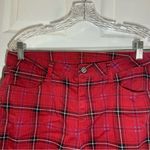 Arizona Jeans Arizona Jean Co Red Plaid Skinny Leg Jeans size 13 Photo 4