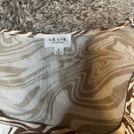 Le lis  Brown and White Swirl Bodysuit Photo 3