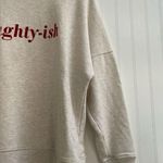 Aerie Naughty-ish Long Sleeve Pullover Crewneck Novelty Sweatshirt Size M Photo 6