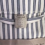 Burberry Navy and White Striped Blazer Photo 96