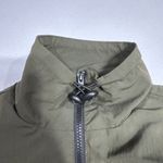 Collusion Womens Full Zip Short Cropped Jacket Sz 2 High Neck Long Sleeve Green Photo 6